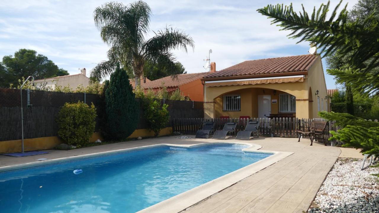 Xalet Piscina Privada Ibiscus Villa L'Ametlla de Mar Buitenkant foto
